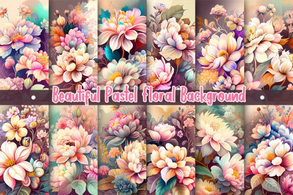 Download Pastel Flowers, Floral Background - Flowers Collection