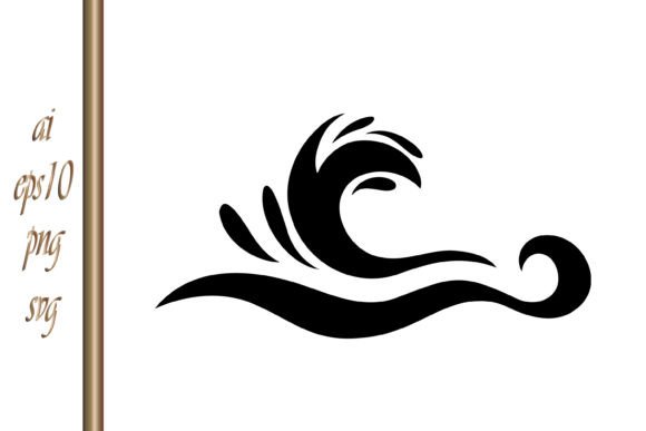Download Doodle Water Wave Hand Drawn Art Stencil - Drawn Collection