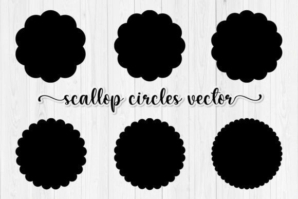 Download Scallop Circles SVG Clipart - Scallop Collection