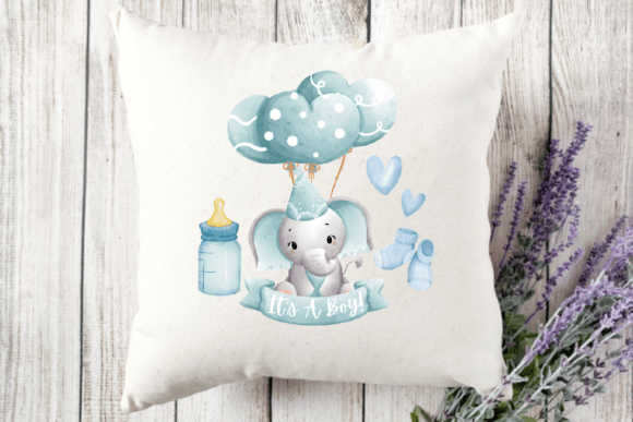 Download It’s a Boy Elephant PNG - Elephant Collection